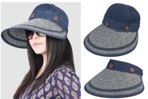 Летняя шляпа для женщин, Солнцезащитная пляжная шапка с широкими полями, козырек, 50 шт./лот