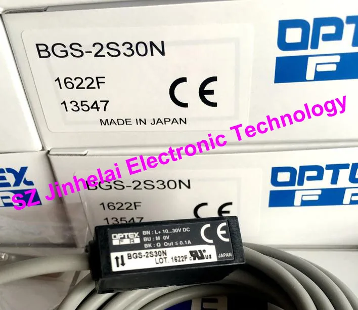 New and original BGS-2S30N OPTEX PHOTOELECTRIC SWITCH Photoelectric sensor New and original BGS-2S30N OPTEX PHOTOELECTRIC SWITCH Photoelectric sensor