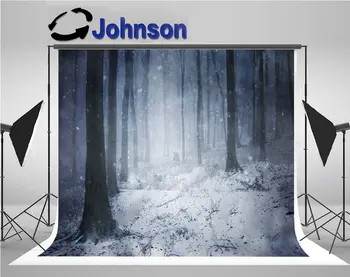 

winter forest storm tree photo backdrop Vinyl cloth High quality Computer print wall photo studio background