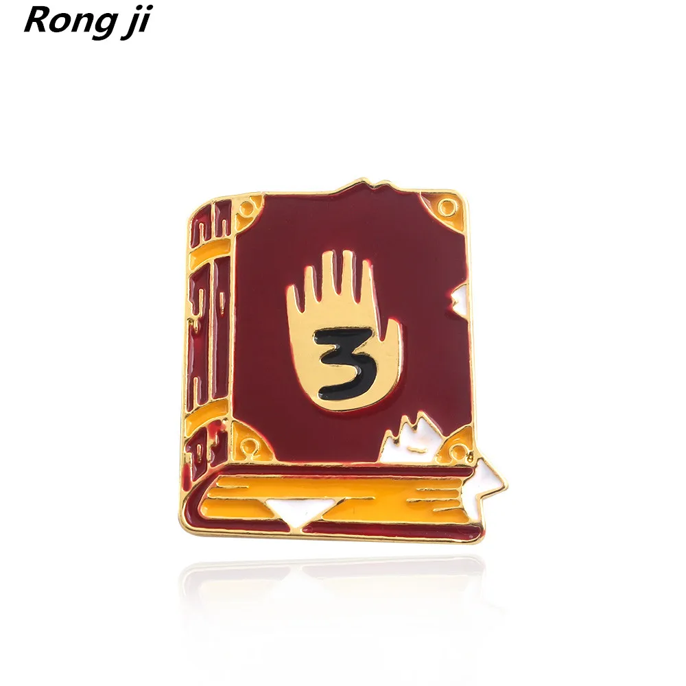 Rongji jewelry Journal 3 Diepsloot дневник брошь с логотипом булавки эмаль для мужчин и женщин