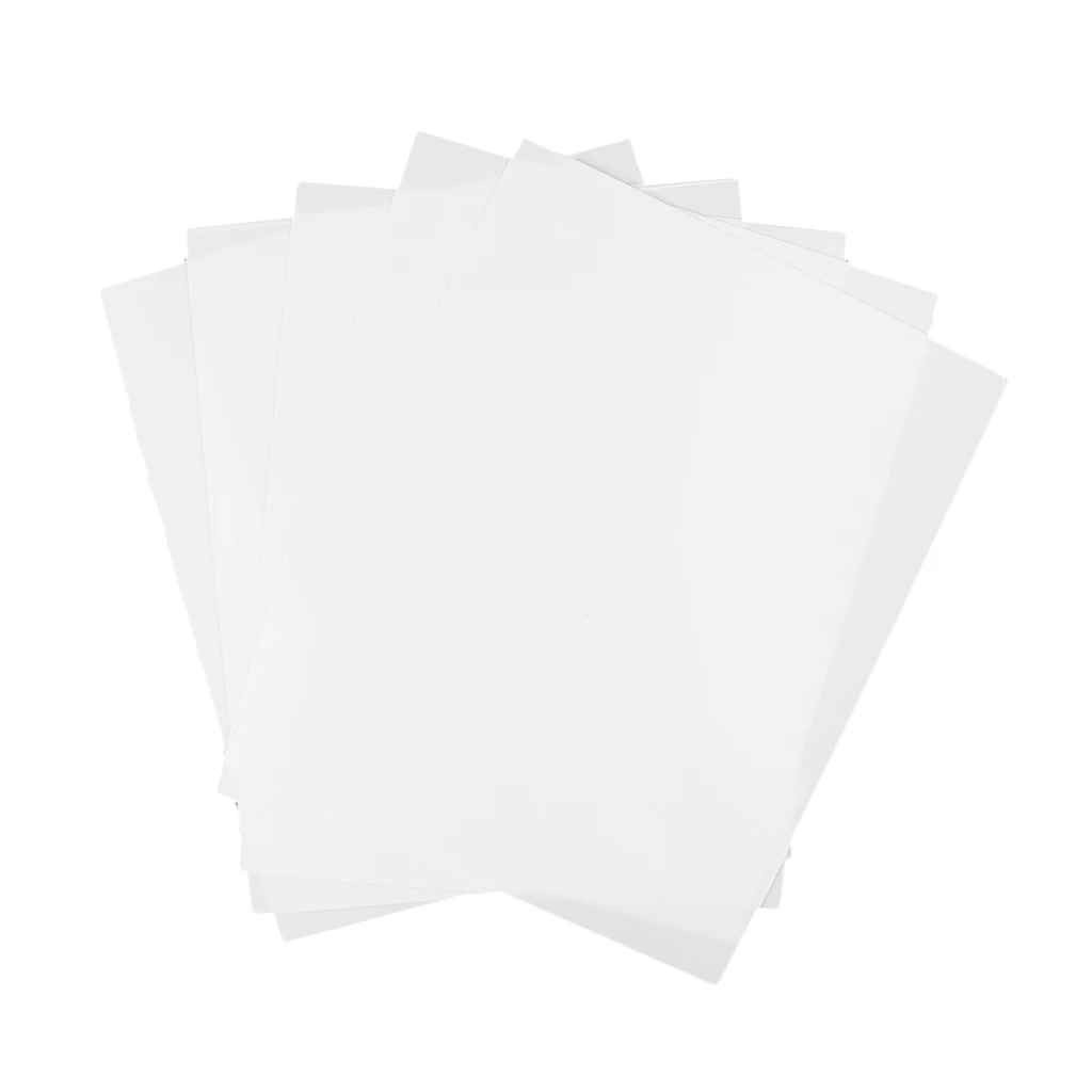 5PCS ABS Sheet Model Craft Plate for DIY Sand Table Scene or RC Aircraft Boat Body Parts Multi Size 2 Colors