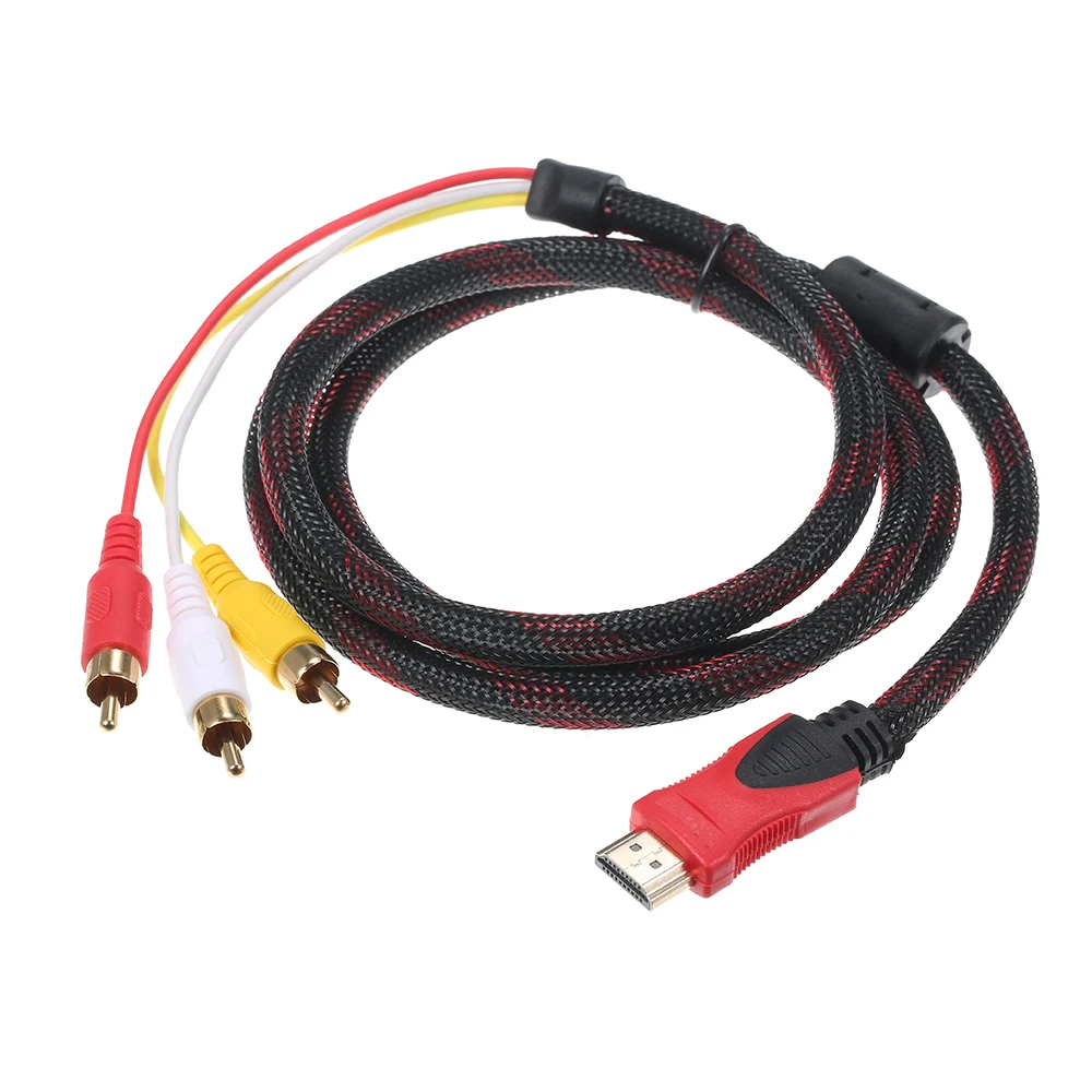 1 5 M HD RCA аудио видео кабель 3 Мужской AV провод шнур DV MP4 конвертер|Компьютерные