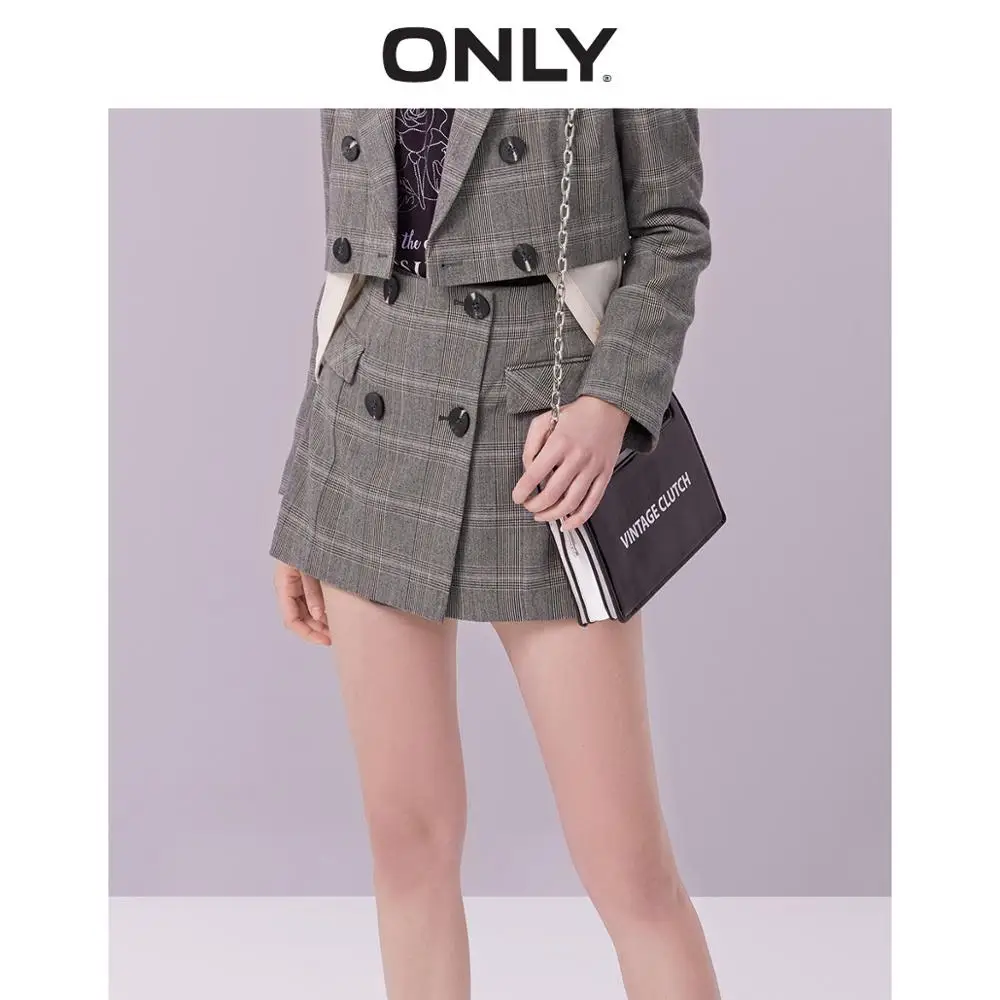 

ONLY 2019 Spring Summer Women's Loose Fit Pantskirt |119115510