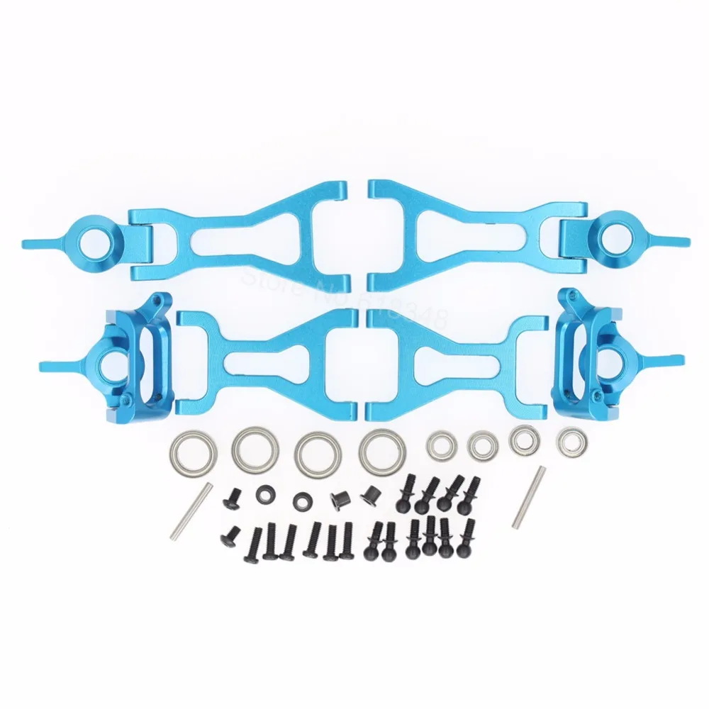 Aluminum Steering Knuckle Hub Base C Carrier Lower Suspension Arm For Wltoys A959 Vortex 1 18
