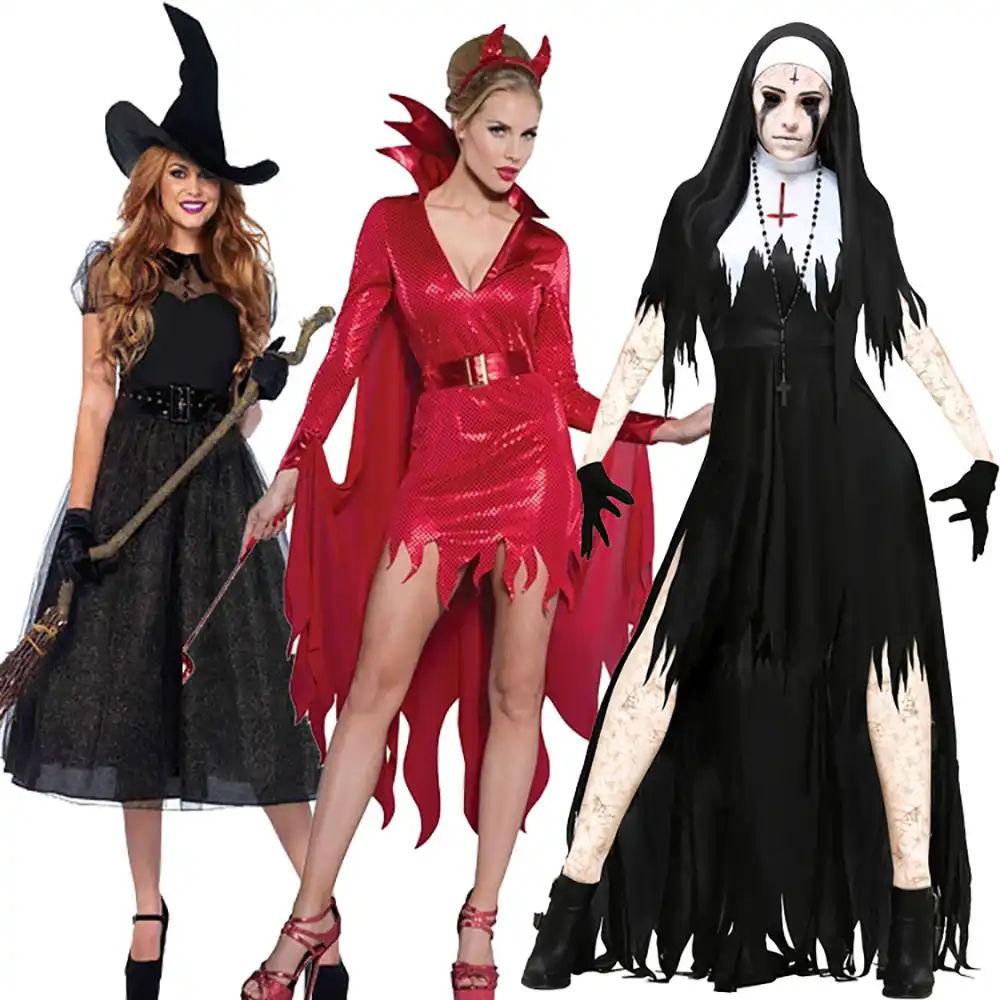 Adult Witch Spellcaster Costume Evil Sorceress Undead Zombie Devil Beauty Role Play Fancy Dress Halloween Costumes For Women Halloween Costume Costume For Womenhalloween Costumes For Women Aliexpress