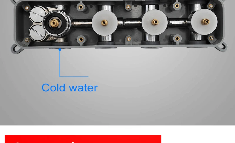 настенный смеситель медная настенная коробка смесительный клапан переключатель клапан постоянная температура скрыт