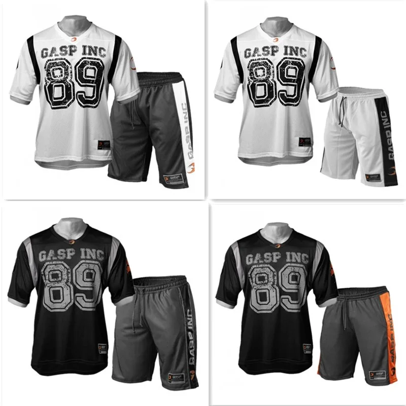 

Summer Men Sport Suit Mesh Letter Print T-shirt Sweatshirt+pant Casual Running Jogger Outfit Basketball Set Sportswear Sweatsuit