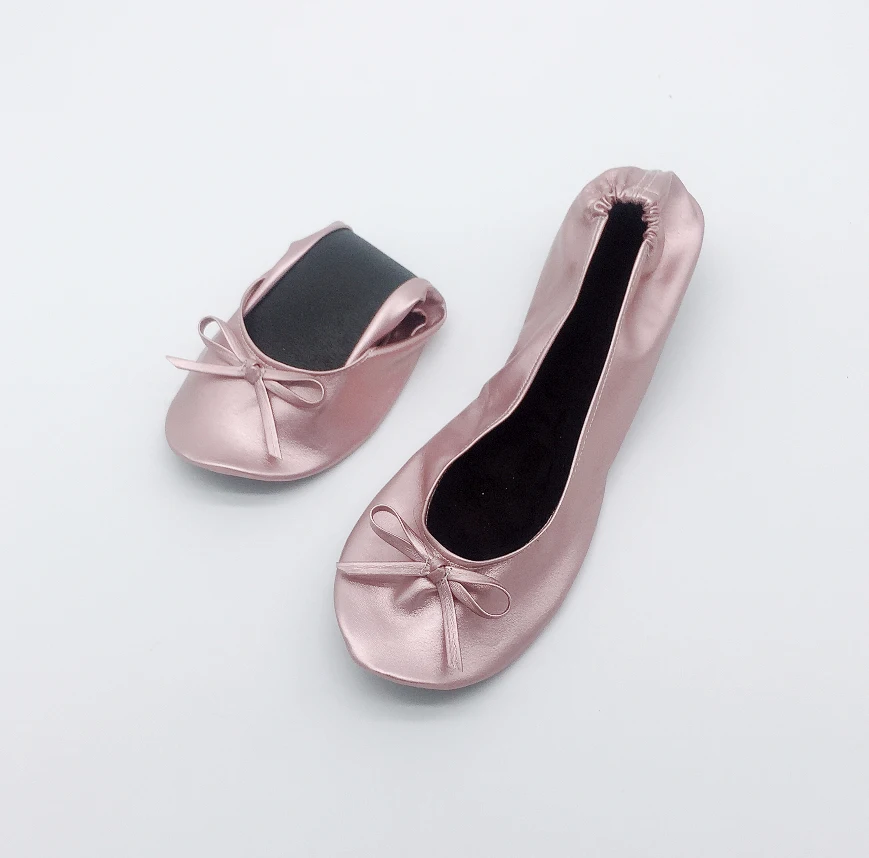 foldable flats with pouch