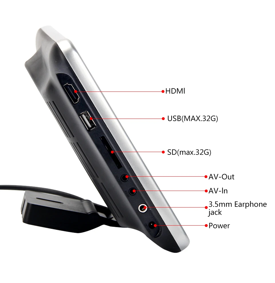 XST 2 шт. 10,1 дюймов Автомобильный подголовник монитор HD цифровой ЖК-экран DVD Аудио Видео плеер с USB/SD/HDMI/IR/FM передатчик/игра
