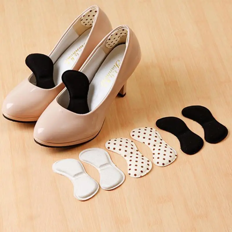 

1 Pair 4D Soft memory foam Foot Care Tool New Sticky Fabric Shoe Back Heel Inserts Insoles Pads Cushion Liner Grip Pad