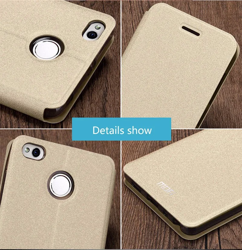 100% Mofi Original de cuero de lujo Flip funda para xiaomi redmi 3 s redmi 3 pro redmi 3 S funda
