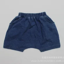 Летние детские шорты для маленьких девочек и мальчиков; Вязаная хлопковая Повседневная Корейская одежда