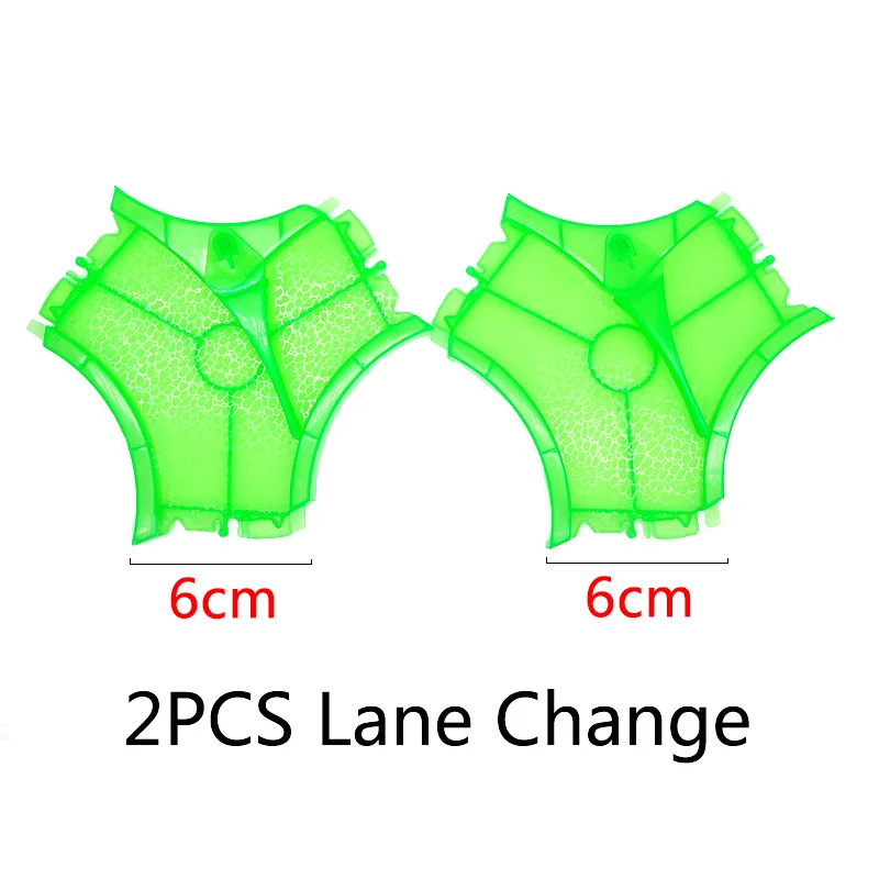 2pcs lane change Железнодорожная волшебный светящийся гибкие трек автомобиль игрушки детей гонки изгиб рельсового пути привели Электронная вспышка света автомобиля DIY игрушки детям подарок - Цвет: 2pcs lane change