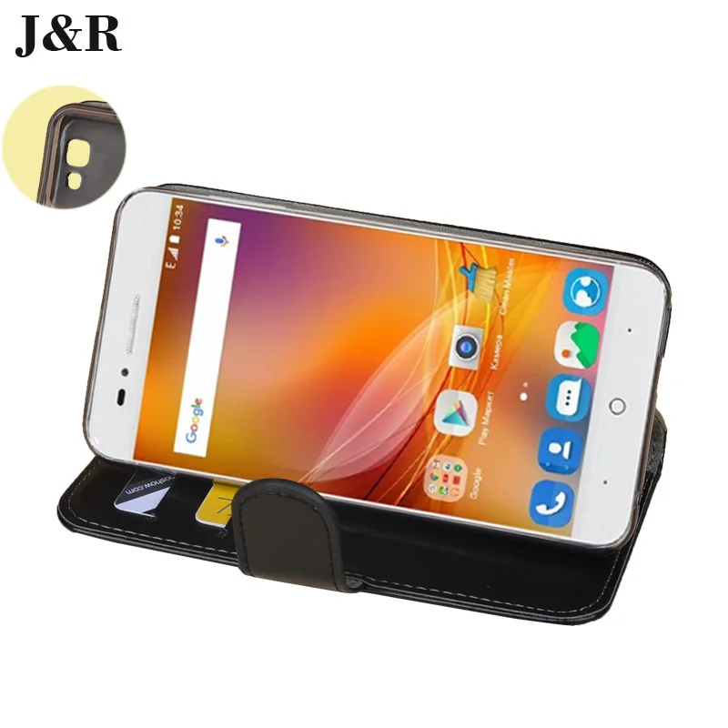 Luxury PU Leather Cover For ZTE Blade A610 Flip Case A 610 5.0 inch Bags Protective Phone J&ampR Accessories |