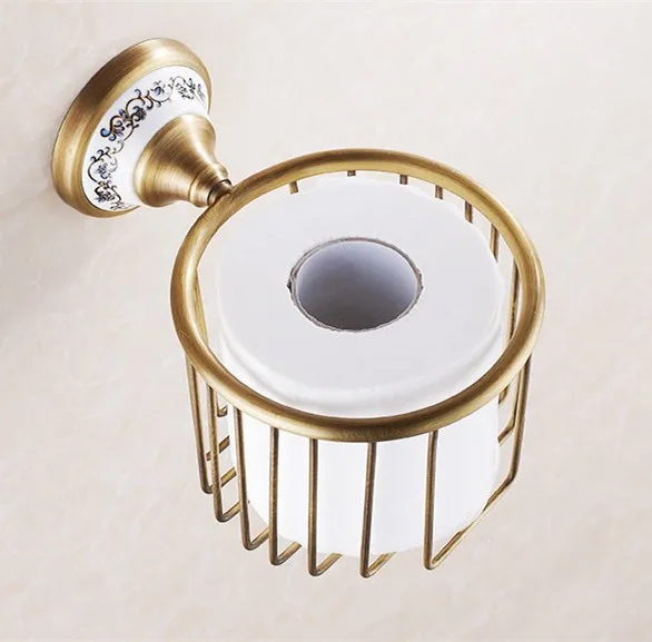2016 Creative Ceramics Design Antique Bronze Toilet Paper Holder/Bronze