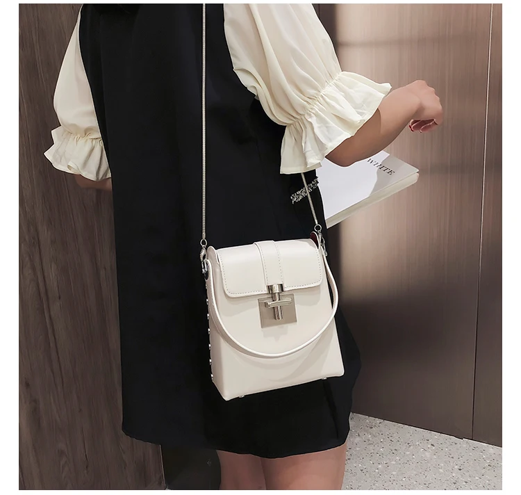 [BXX] Женская сумка через плечо на одно плечо, универсальная, с клапаном,, летняя, шикарная, с замком, с цепочкой, посылка, женская сумка для вечеринки, HF132