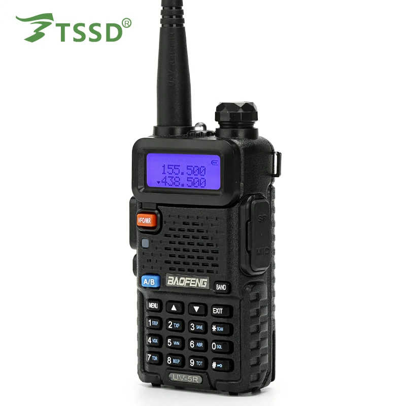 100% Оригинальные Baofeng двухдиапазонный двойной Дисплей 136-174/400-520 Walkie Talkie двухстороннее радио BF-UV5R