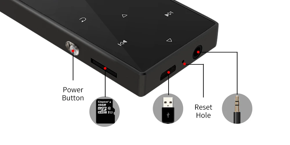 Deelife Bluetooth MP3 плеер Спорт Мини MP 3 музыкальные плееры 8 ГБ с динамиком наушники экран FM радио FLAC аудио Walkman бег