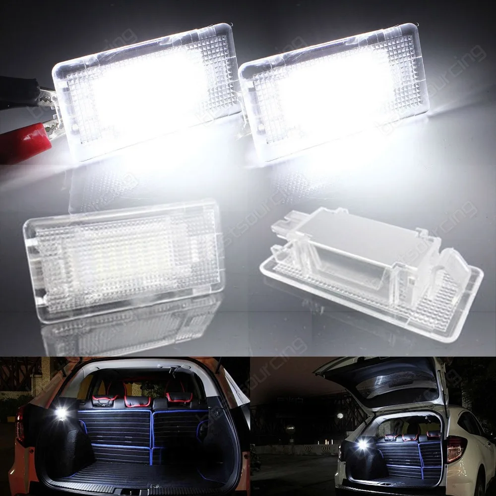 2x LED Footwell Luggage Trunk Boot Light E36 E38 E39 E46 E60 E61 E65
