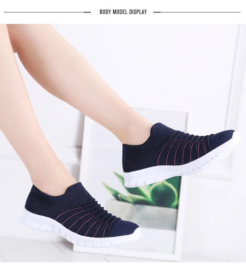 PINSEN 2019 Summer Women Sneakers Breathable Mesh Casual Flats Shoes Women Loafers Basket Femme Ladies Shoes tenis feminino 6