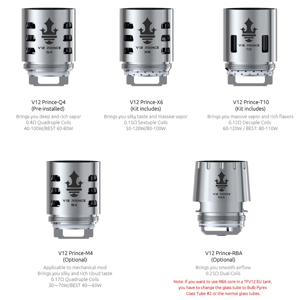 Электронная сигарета SMOK TFV12 Prince Tank вейп бокс испаритель электронная атомайзер VS