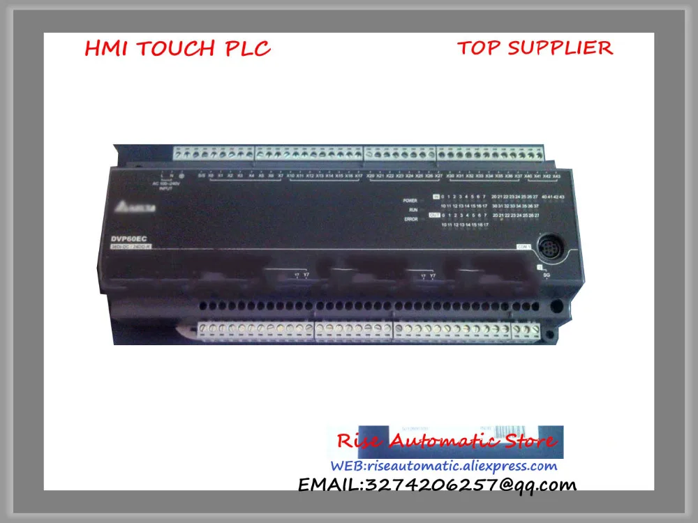 DVP60EC00R3 Delta New Original PLC EC3 series 100-240VAC 36DI 24DO Relay output new original delta plc eh3 series 100 240vac 24di 16do transistor output dvp48eh00t3
