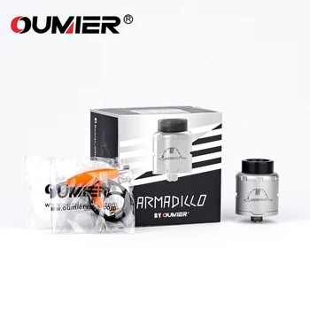100% Original OUMIER ARMADILLO RDA Tank Atomizer Dual Coil Vape Vaporizer 510 thread E-cigarette VS Oumier WASP NANO RTA RDTA
100% Original OUMIER ARMADILLO RDA Tank Atomizer Dual Coil Vape Vaporizer 510 thread E-cigarette VS Oumier WASP NANO RTA RDTA