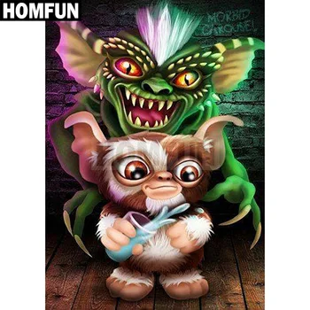 

HOMFUN 5D DIY Diamond Painting "Cartoon monkey" Full Drill Resin Diamond Embroidery Cross Stitch Home Decor A00340