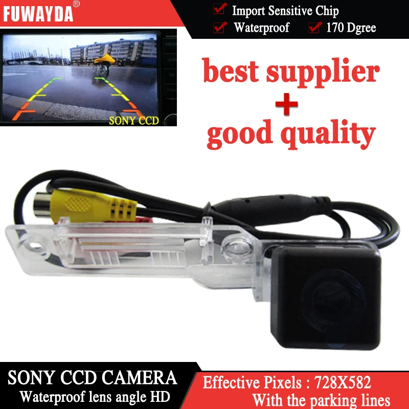 Камера заднего вида FUWAYDA HD CCD парковочная камера для Volkswagen VW Caddy Jetta/Sagitar Passat Golf Plus
