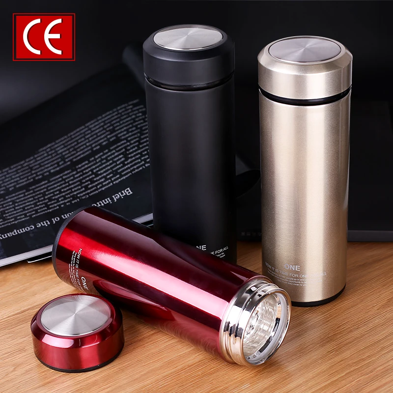 Double Walled Thermos Bottle Glass Liner Thermocup Insulated Thermal