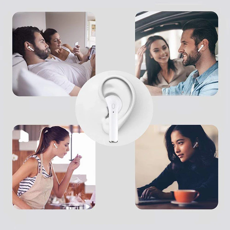 New i7S TWS Mini Bluetooth 5.0 Earphones Headphones Stereo Bass Wireless Headset Earbuds with Mic for Phone xiaomi Samsung New i7S TWS Mini Bluetooth 5.0 Earphones Headphones Stereo Bass Wireless Headset Earbuds with Mic for Phone xiaomi Samsung