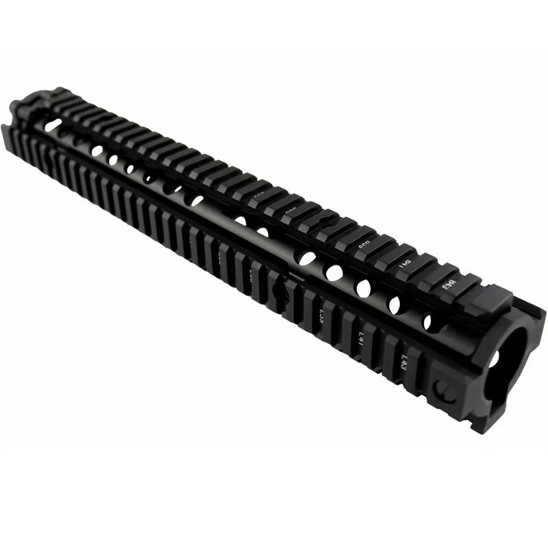Acessórios de Caça Ferroviário para Airsoft Alumínio Fissão Polegada Picatinny Ferroviário mk Estilo Handguard Aeg m4 - M16 12.7 8 Acessórios de caça alumínio fissão 12.7 polegada