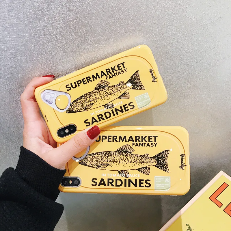 

IMD durable printing Canned sardine phone case for OPPO R9 R9S Plus R11 R11S R11 plus R15 standard R15 dream mirror R17 cover