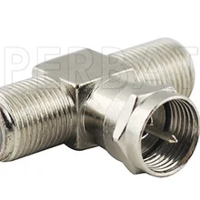 Superbat 5 шт. РЧ разъем F-F F штекер к гнезду Джек к Jack T тип радиочастотный адаптер