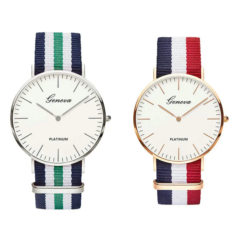 

Hot Sale Fashion Casual Nylon strap Style Quartz Women Watch Top Brand Watches Fashion Wrist Watch Relojes