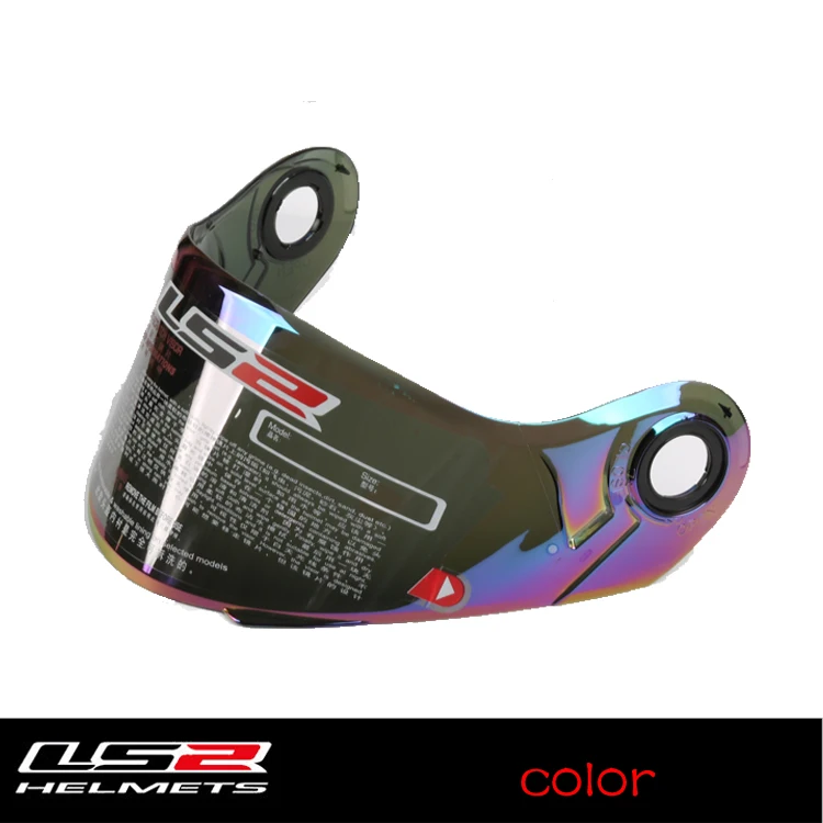 LS2 ff325 кожаный чехол из искусственной кожи(смотровой щиток мотоциклетного шлема подходит для LS2 FF370 FF325 FF386 шлем мульти-coloroptional объектива - Цвет: FF325 colorful