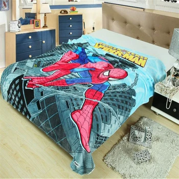 

Lilio Stitch Spiderman Coral Fleece Plush Summer Blankets on Bed/Sofa Sleeping Cover Bedding Throws Bedsheet for Kids Boy Gift
