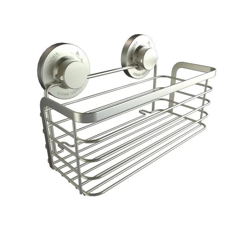 Free shipping Bathroom suction cup bathroom racks shelf storage basket