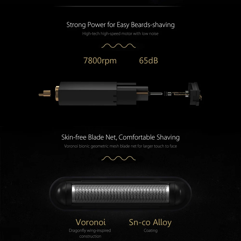 Оригинальная электрическая бритва Xiaomi Mijia для мужчин, перезаряжаемая умная Мини Портативная Бритва для путешествий, беспроводной триммер для тела Xiaomi
