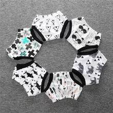 Шорты для малышей Одежда для детей хлопковые короткие штаны трусики для девочек и мальчиков с героями мультфильмов брюки для малыша, летняя одежда для мальчиков и девочек от 0 до 2 лет