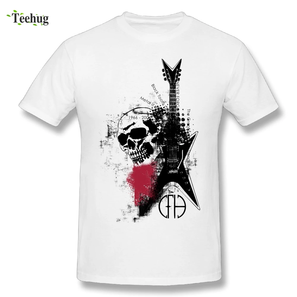 

Novelty Men's Crazy Guitar Dimebag Darrell T Shirt 100% Cotton Homme Tees Brand T-Shirt