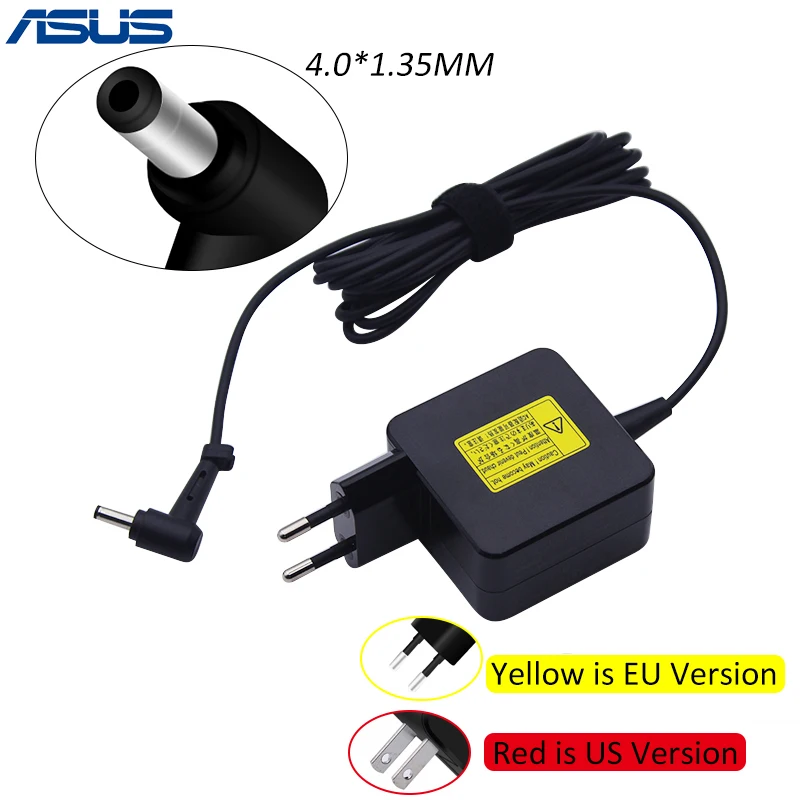 ASUS 19V 1.75A 33W AC Laptop Power Adapter Travel Charger For ASUS Vivobook S200 S220 X200T X202E X553M Q200E X201E ADP-33AW