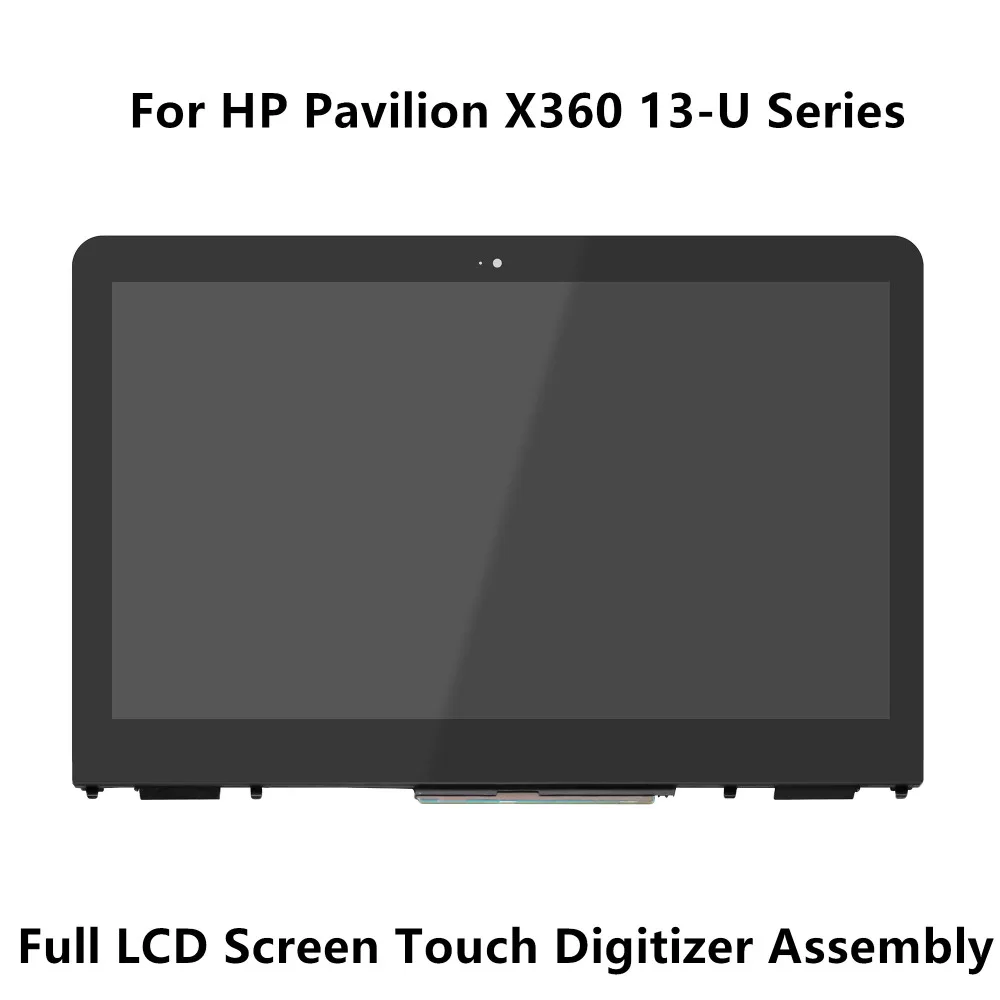 

Full LCD Screen Touch Glass Digitizer Assembly +Bezel+Controller Board For HP Pavilion X360 13-u164tu 13-u062sa 13-u133tu 1080P