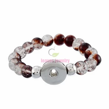 

Fashion sexy and elegant high quality crystal Stone snap button Bracelets,You have very beautiful,do the best of yourself