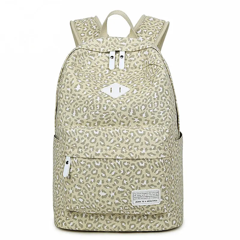 girl Backpack fashion Leopard shoulder bag new 2017 school bag women mochila Free shipping CHISPAULO brand