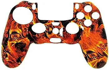 

5PCS Silicone Protective Skin Case Cover for PS4 Pro Slim Controller Skull