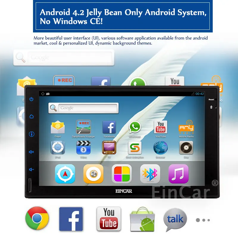 Clearance Android 5.1 Mirror No-DVD Tablet Capacitive EQ Radio 4-Core GPS Map 7" CD System Auto USB 2Din Navigator Car Stereo 5