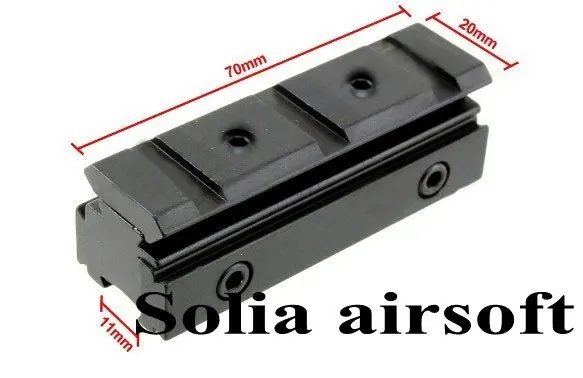 

11mm to 20mm Convert Convertible Rail Base Rifle Scope Mount