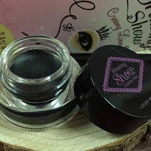 Горячая(24 шт./партия) рисунок Шоу Черный подводка для глаз с кисточкой 3,5 г Гладкий Водонепроницаемый не выцветает