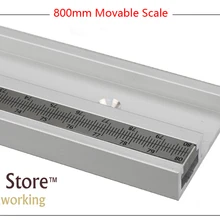 Новая 800 мм(31,5 дюйма) Стандартная Алюминиевая Т-образная 45 мм толщина, обновленная Метрическая шкала